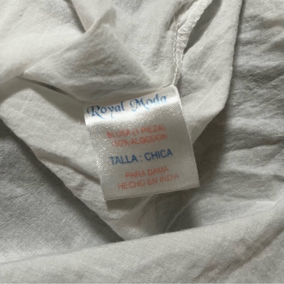 Royal Moda Multicolor Embroidered Floral Boho Tunic Top - Picture 7 of 7